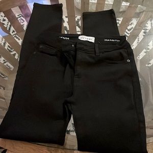 DL1961 - black stretch cotton denim pants